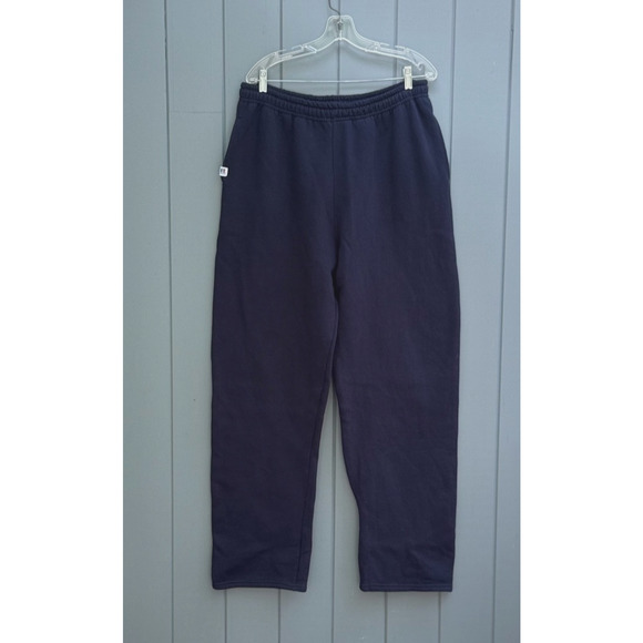 Vintage RUSSELL ATHLETIC Open Bottom Sweatpants Mens Fleece WIDE LEG Size 2XL - Picture 4 of 8